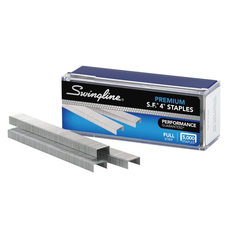 Swingline Staples, S.F. 4, Premium Staples for Desktop Staplers, 1/4" Length, 210/Strip, 5000/Box (35450) - Image 2